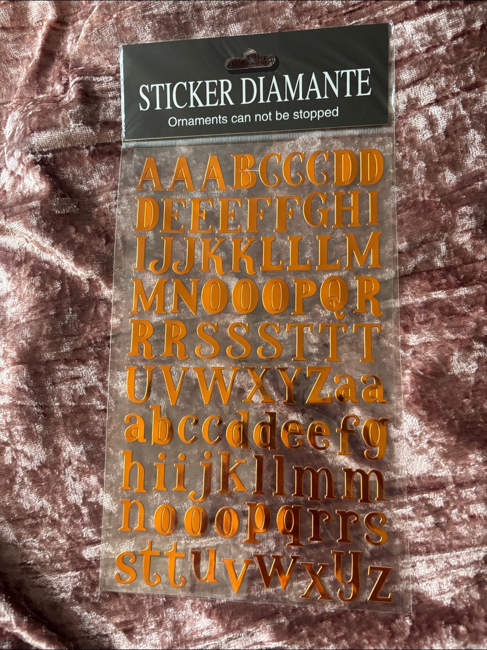 Set of Alphabet Scrapbook Stickers - Picture 8 of 13